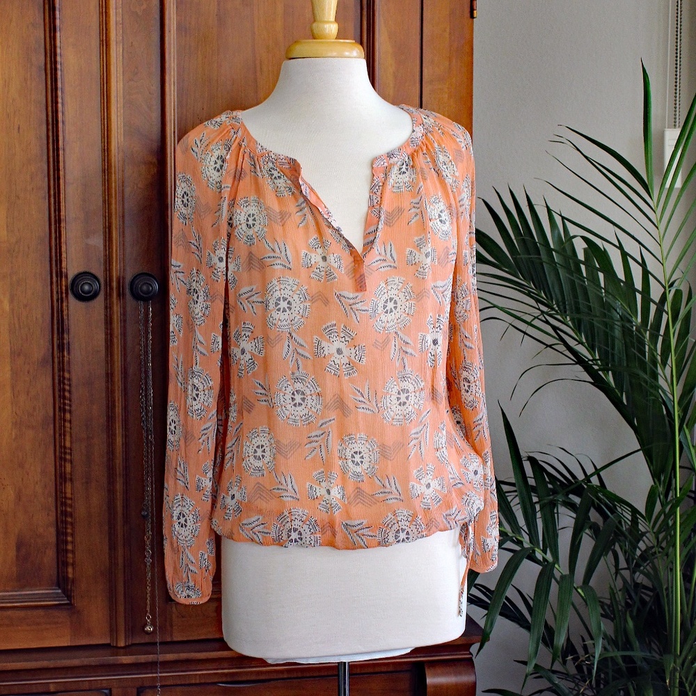 Lucky Brand Jeans Cotton Blouse US size L